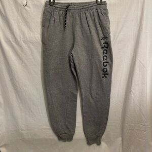 Reebok Youth L Gray Sweatpants